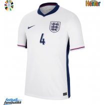 England Declan Rice #4 Hjemmedrakt EM 2024 Kortermet